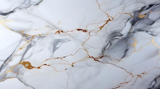 Premium marble entrance with warm lighting and polished finish