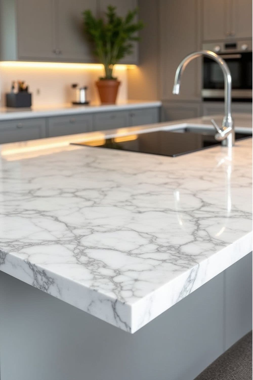 Clean custom material surface prepared for fabrication